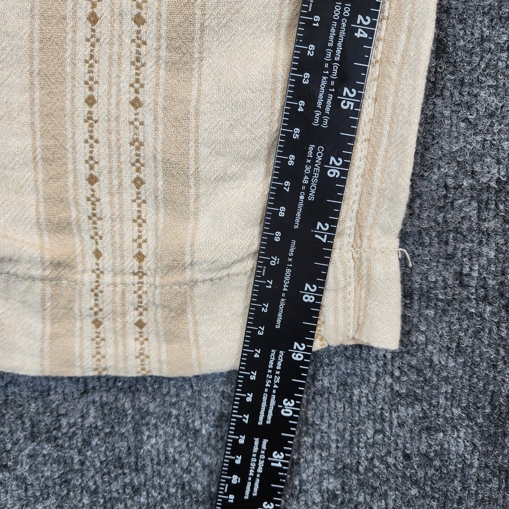 Briggs Women Linen Blend Coastal Grandma Boho Resort Wide Leg Pants Size S - Picture 4 of 7